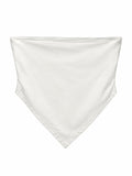 Top strapless estilo bandana en blanco