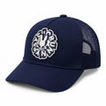 Gorra Psycho Bunny azul marino con parche bordado