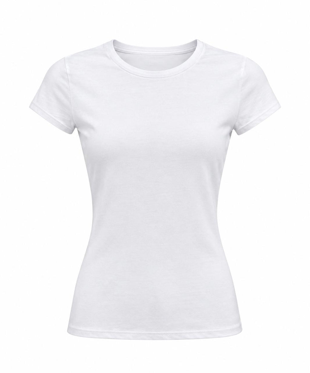 Blusa básica blanca de manga corta Forever 21