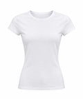 Blusa básica blanca de manga corta Forever 21