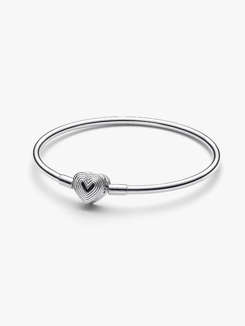 Brazalete Pandora Corazón Sólido