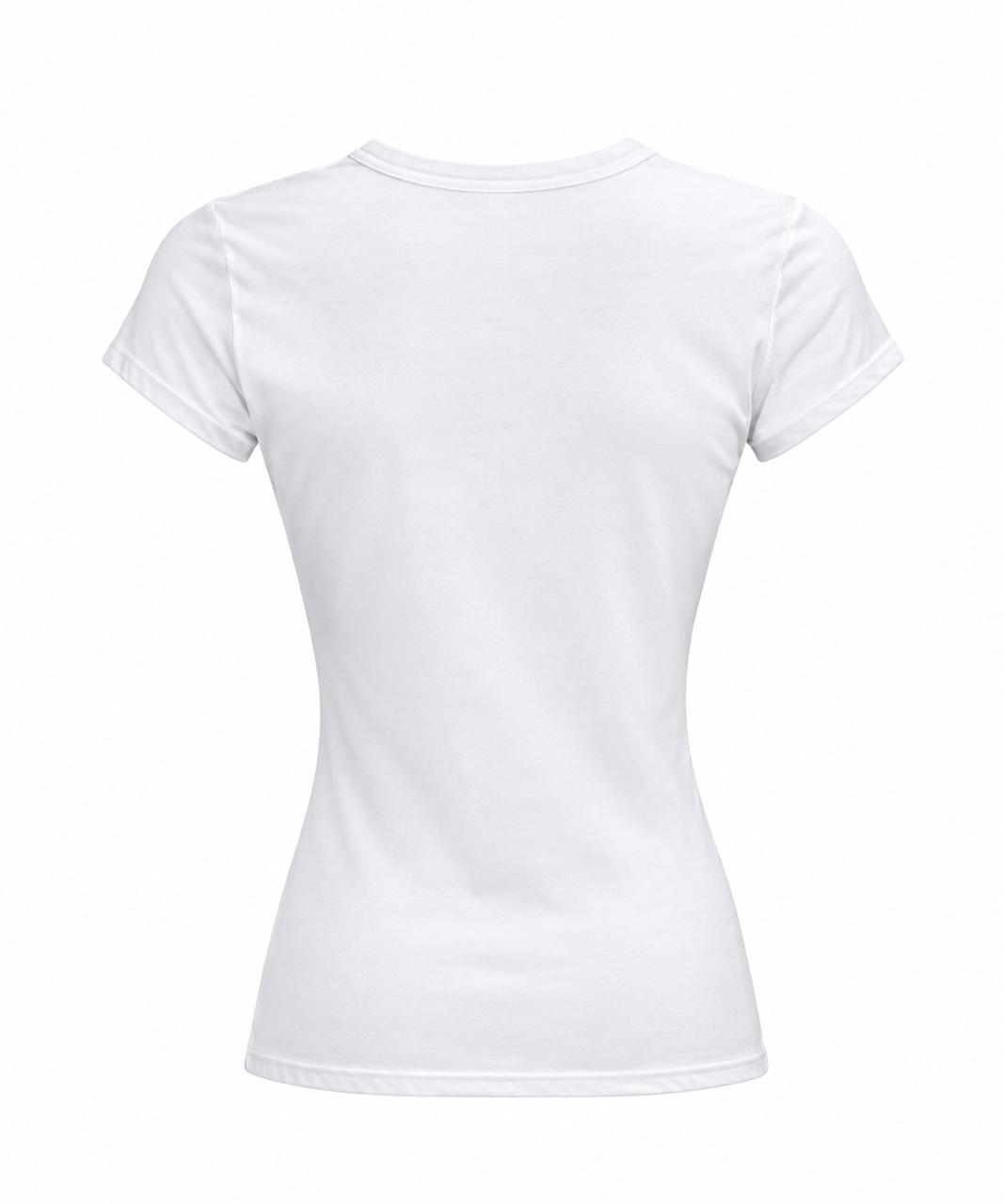 Blusa básica blanca de manga corta Forever 21