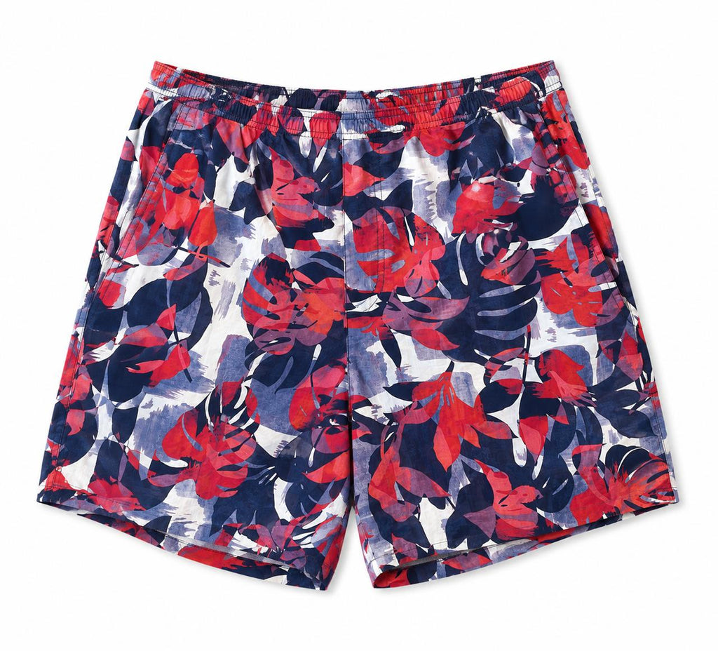 Short Playero Columbia con Estampado Tropical