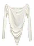 Body suit ajustado en color blanco