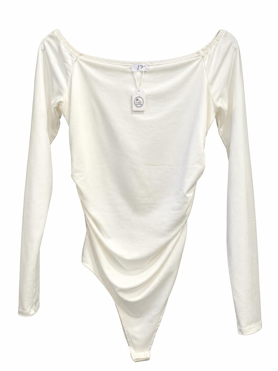 Body suit ajustado en color blanco