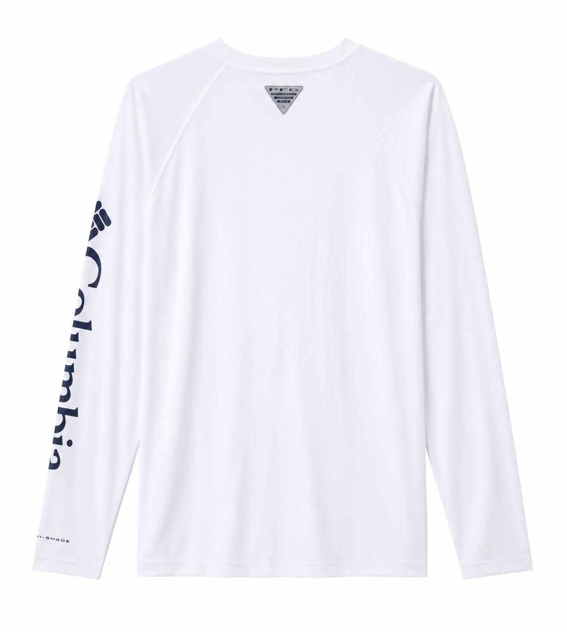 Camiseta Columbia PFG Manga larga Blanco