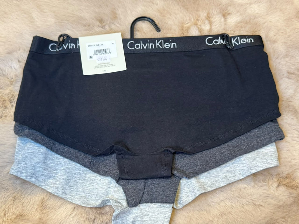 Set x3 Boyshort Calvin Klein- Classic Neutrails
