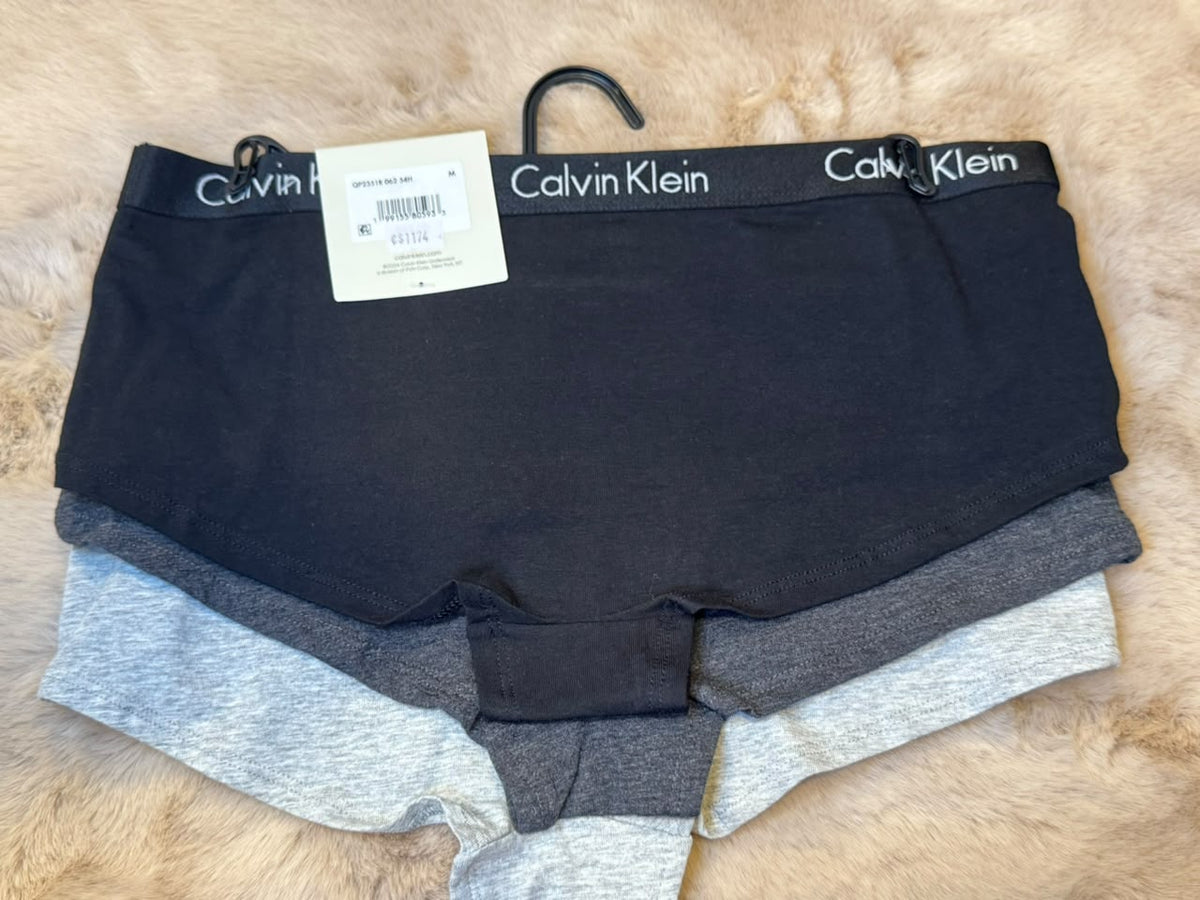 Set x3 Boyshort Calvin Klein- Classic Neutrails