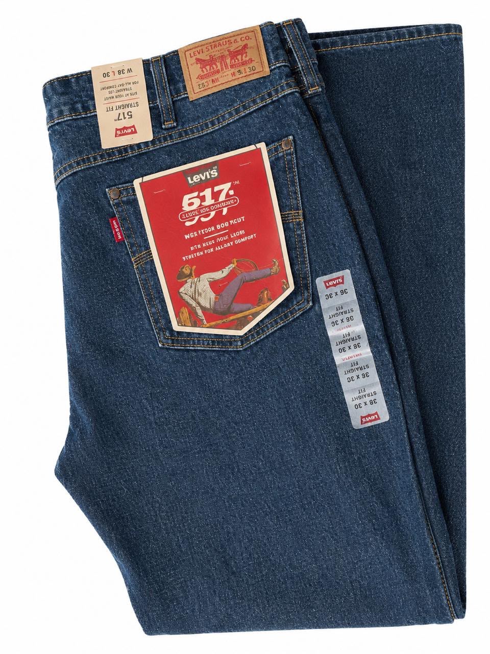 Jean Levis 517 Bootcut Azul medio