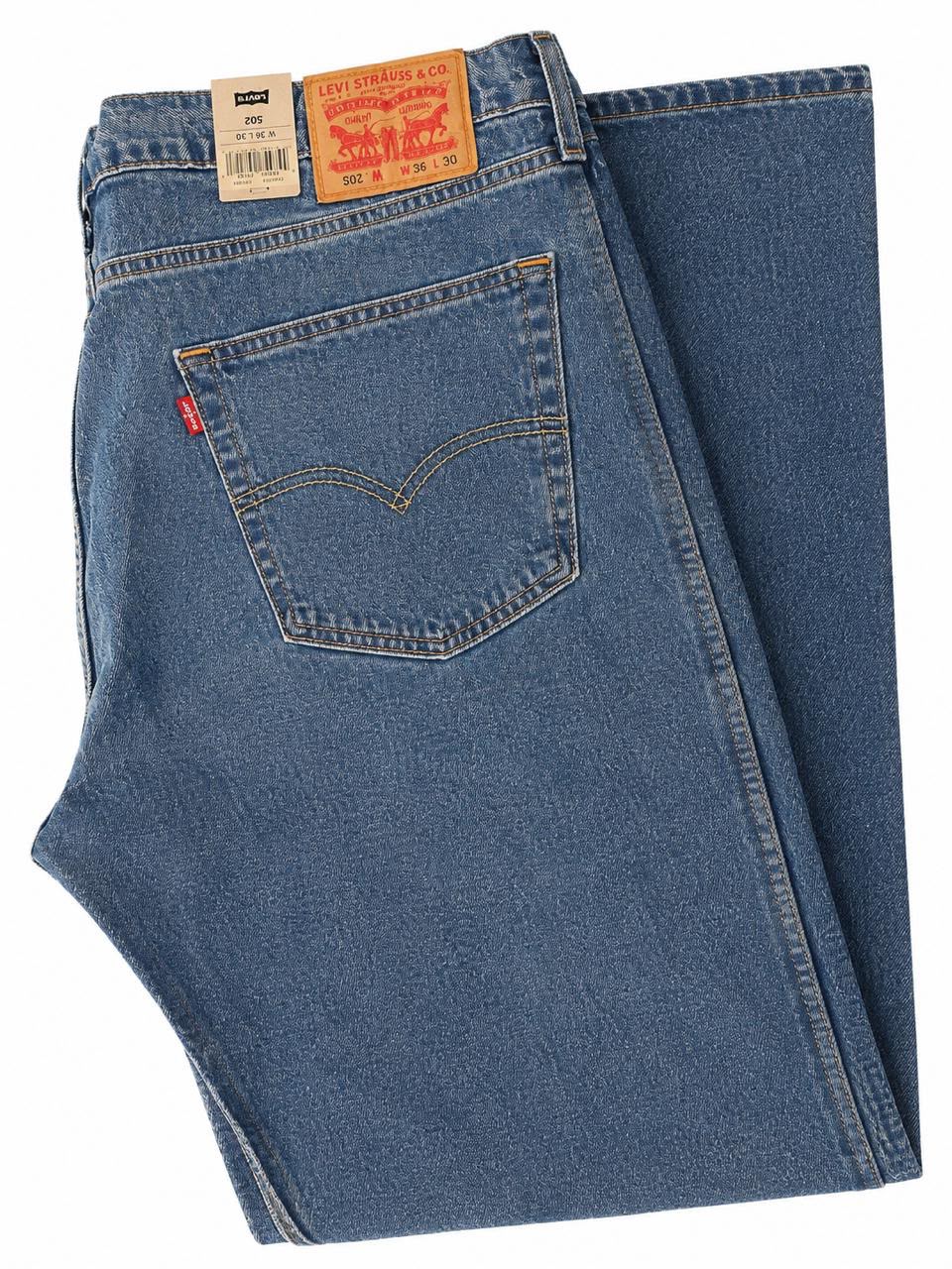 Jean levis slim traper azul medio