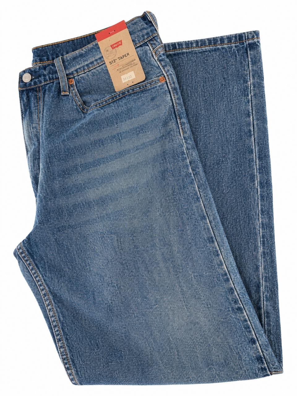 Jean levis slim traper azul medio