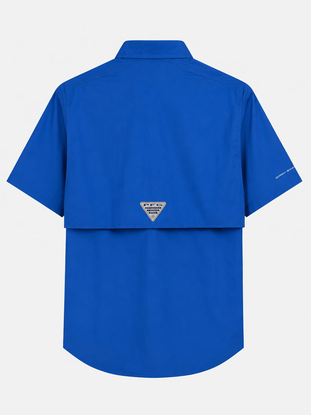 Columbia manga corta Azul