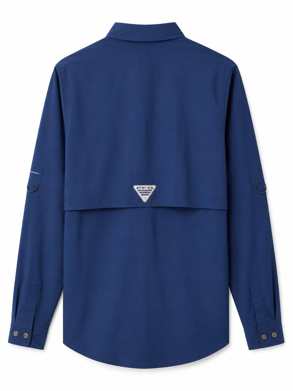 Columbia manga larga azul marino