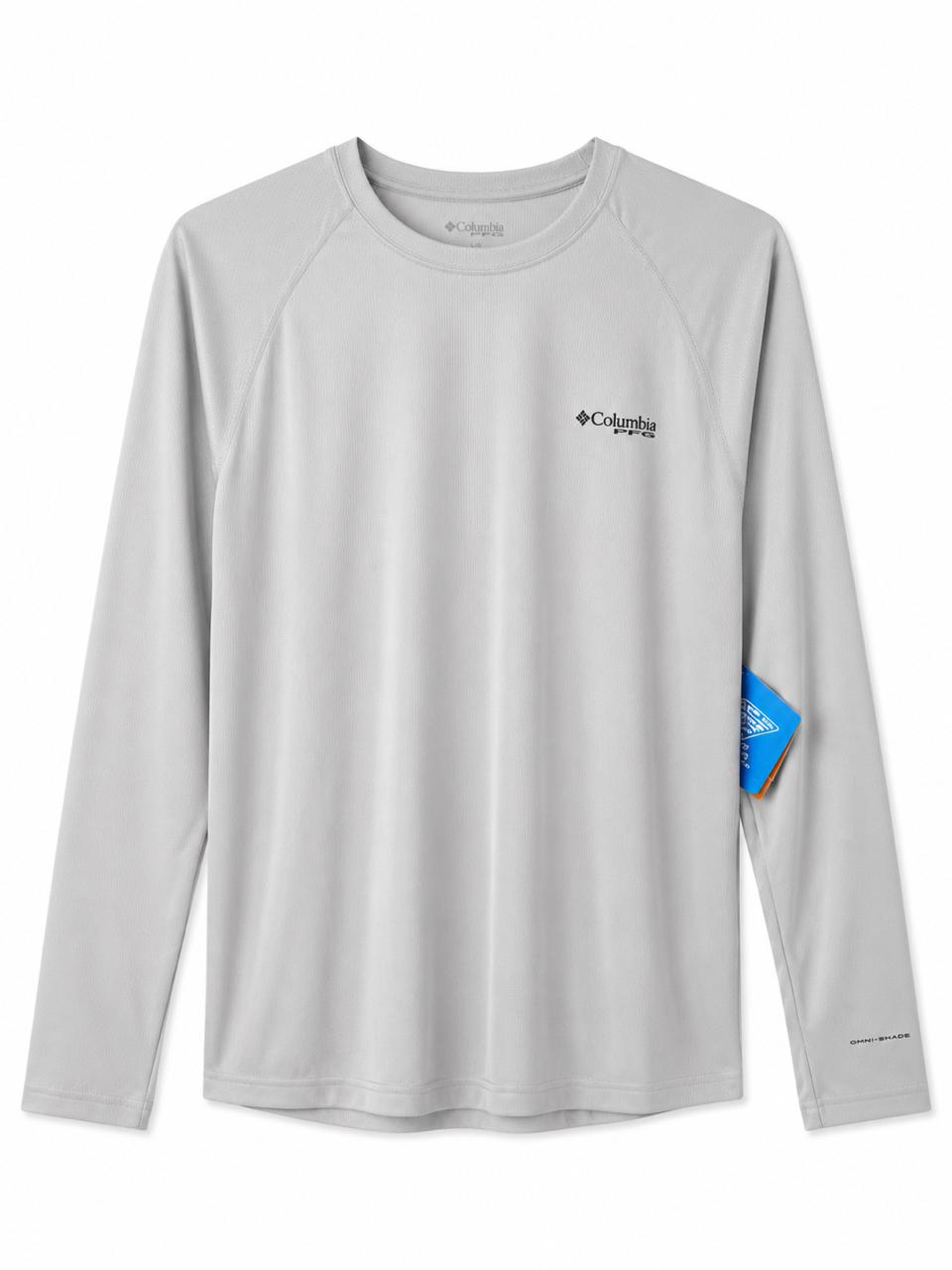 Camiseta Columbia PFG Manga larga Gris