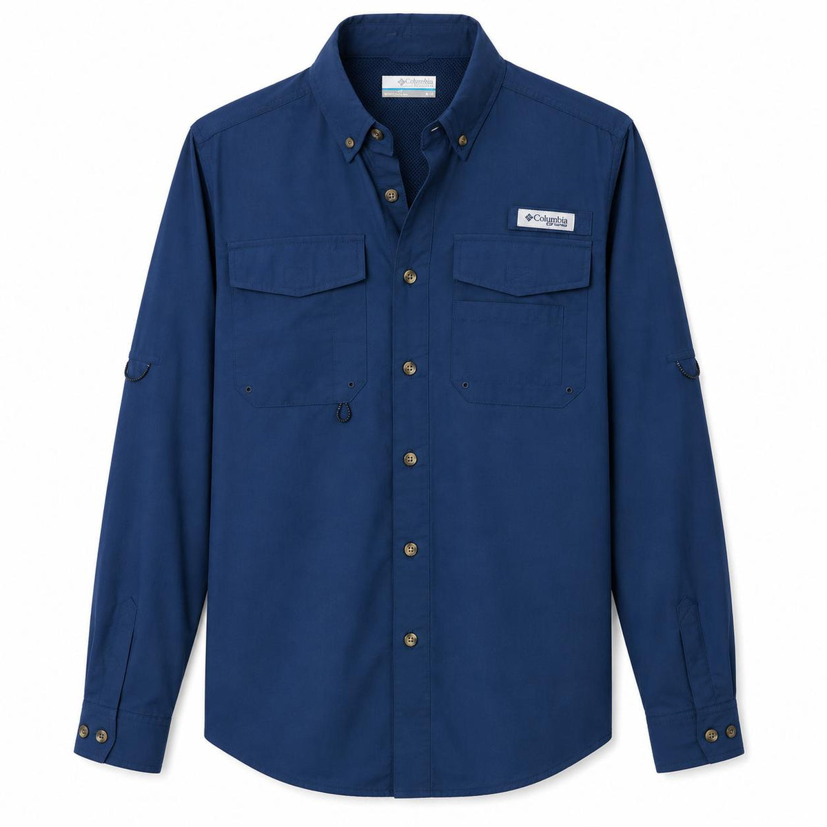 Columbia manga larga azul marino