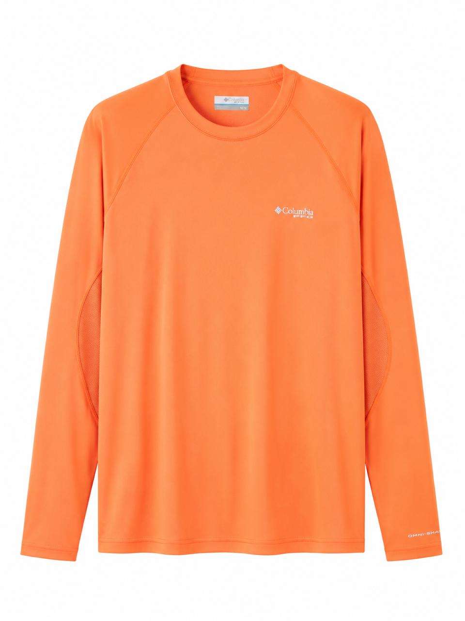 Camiseta Columbia PFG Manga larga Naranja