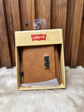 Billetera para hombre Levis Café claro en cuero