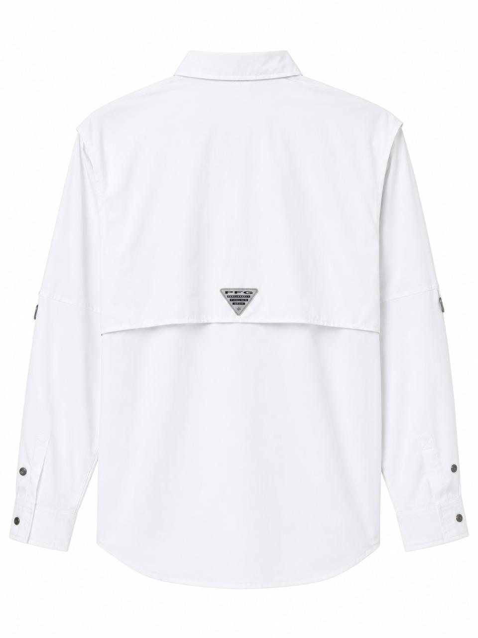 Columbia manga larga blanca