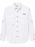 Columbia manga larga blanca