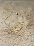Pulsera ajustable en Dorado