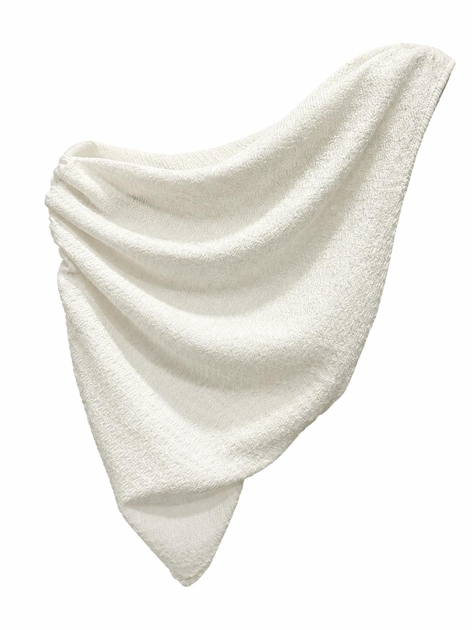Crop Top Asimétrico Blanco