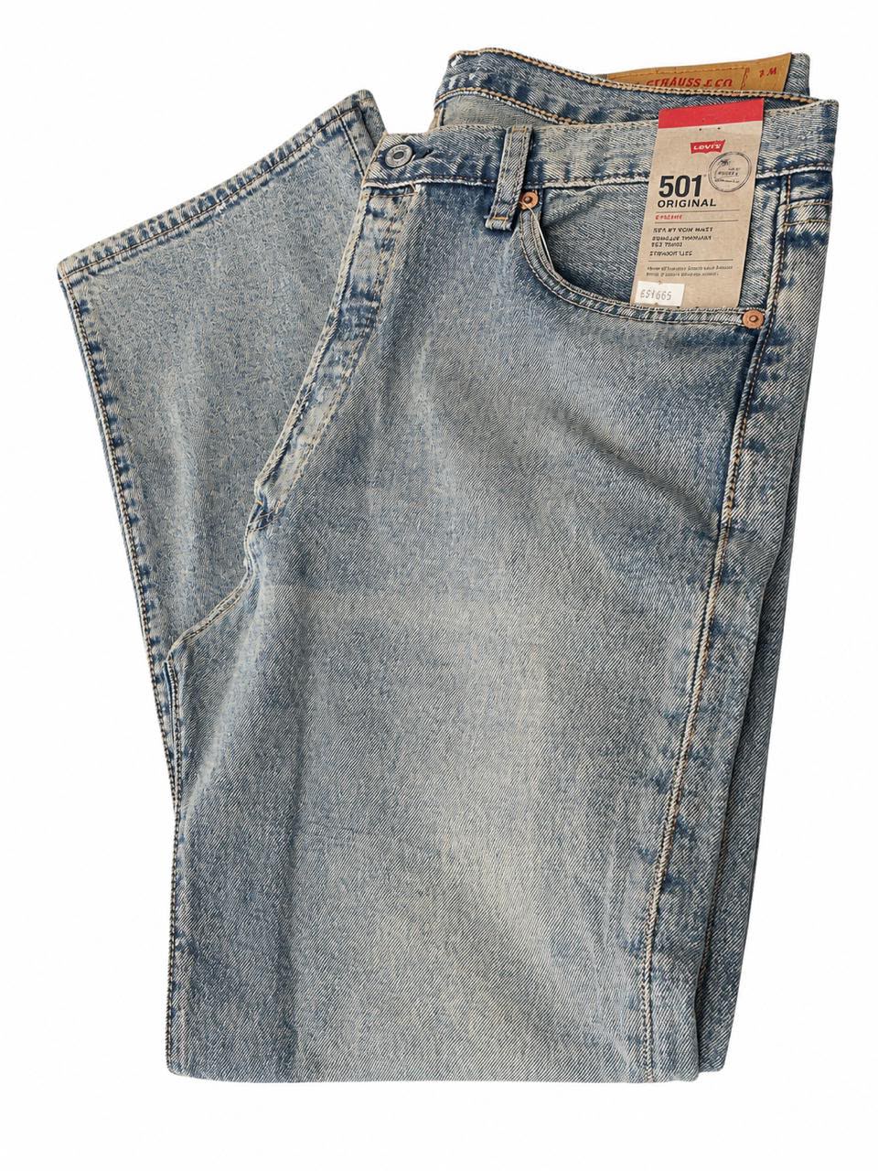 Jeans Levis 501 Fit-Azul claro